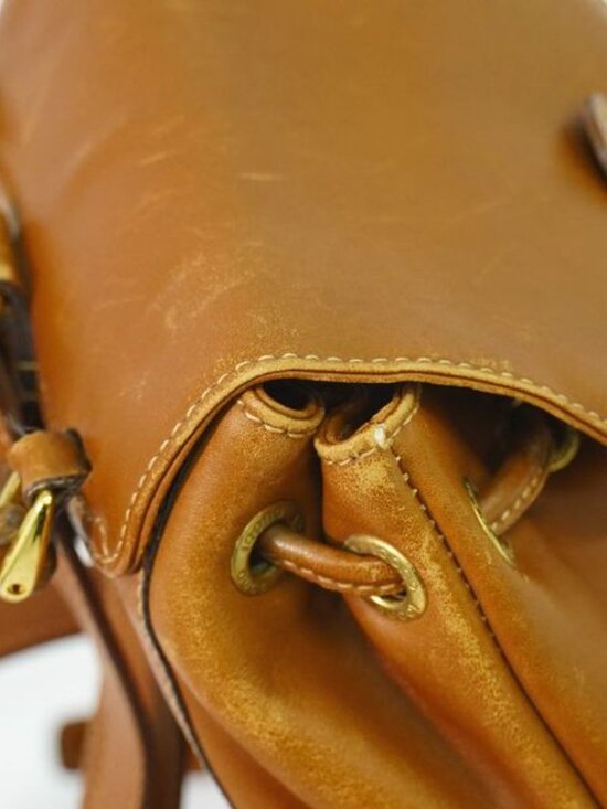 Gucci Bamboo Mini Backpack Leather Brown Outside - Picture 7 of 9